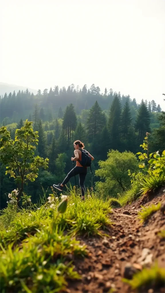 Silicio - Il Segreto Nascosto per una Vita Sana - ragazza in montagna con zaino