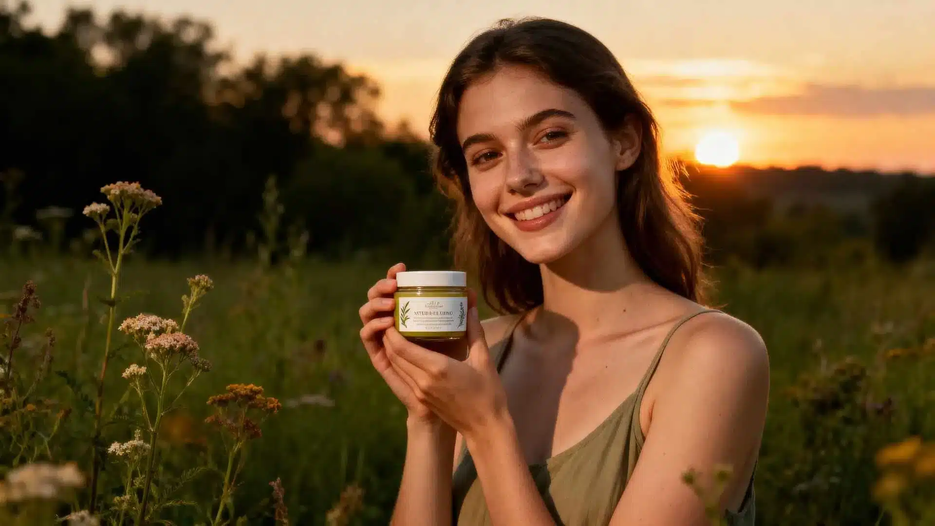Integratori naturali per la pelle - ragazza sorridente
